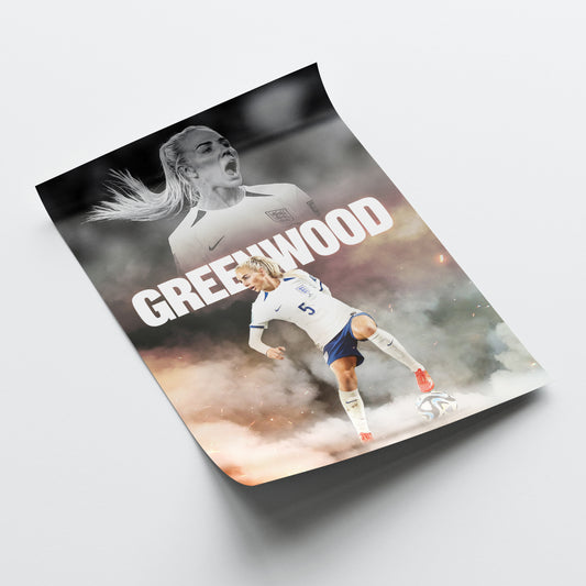 Alex Greenwood - England Poster