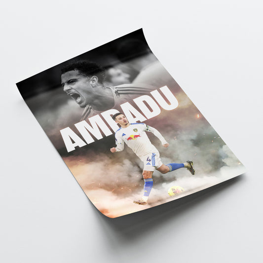 Ethan Ampadu - Leeds United Poster