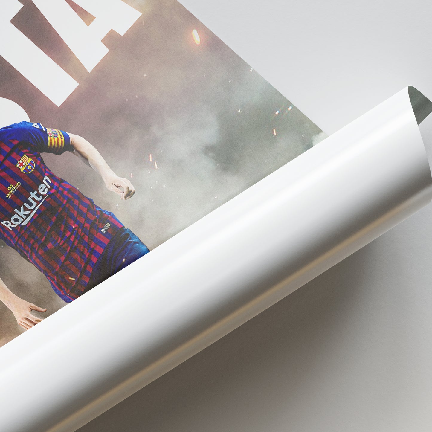 Andrés Iniesta - Barcelona Poster