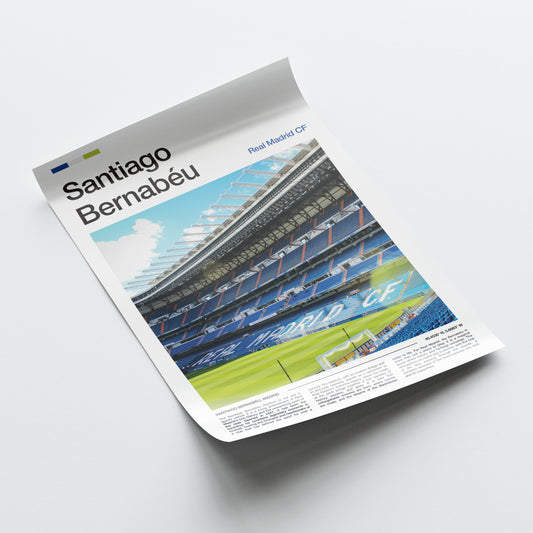 Santiago Bernabeu - Stadium Poster