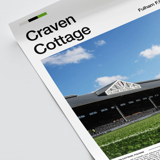Craven Cottage - Stadium Poster
