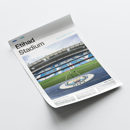 Etihad - Stadium Poster