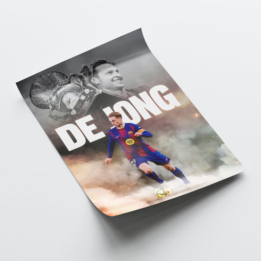 Frenkie de Jong - Barcelona Poster