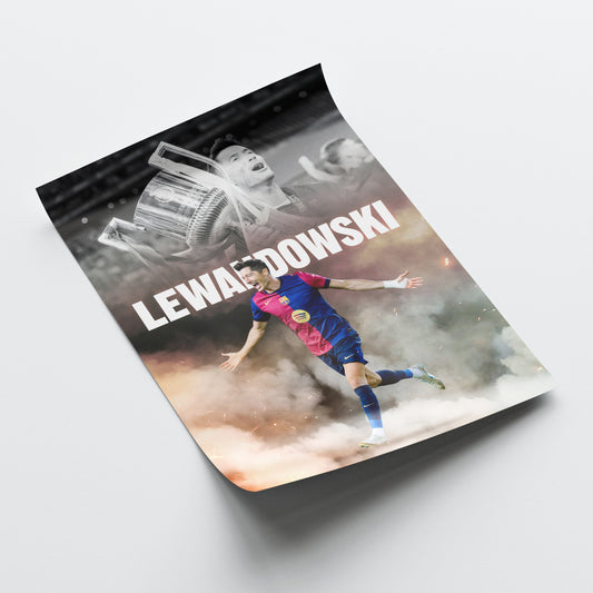 Robert Lewandowski - Barcelona Poster