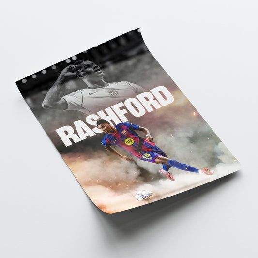 Marcus Rashford - Barcelona Poster