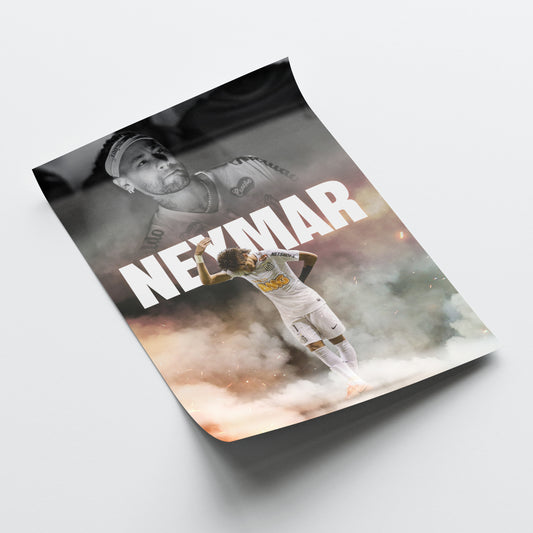 Neymar Jr. - Santos Poster