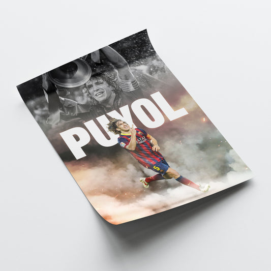 Carles Puyol - Barcelona Poster