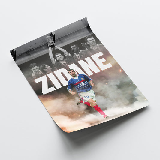 Zinedine Zidane - France Poster