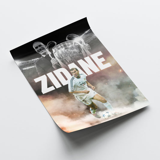 Zinedine Zidane - Real Madrid Poster