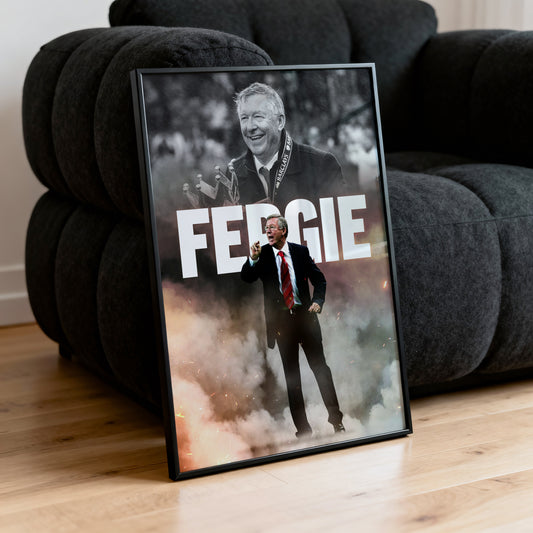 Sir Alex Ferguson - Man United Poster