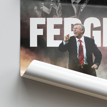 Sir Alex Ferguson - Man United Poster