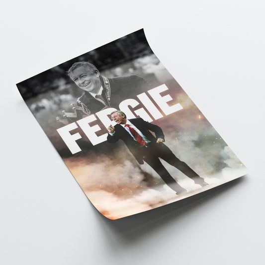 Sir Alex Ferguson - Man United Poster