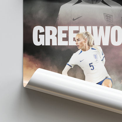 Alex Greenwood - England Poster