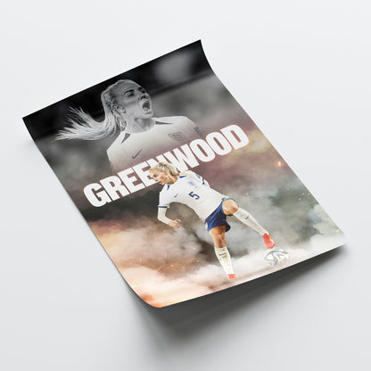 Alex Greenwood - England Poster