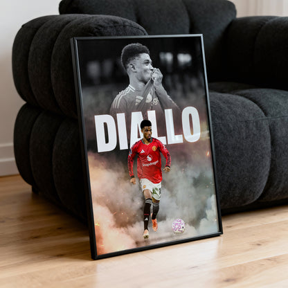 Amad Diallo - Man United Poster