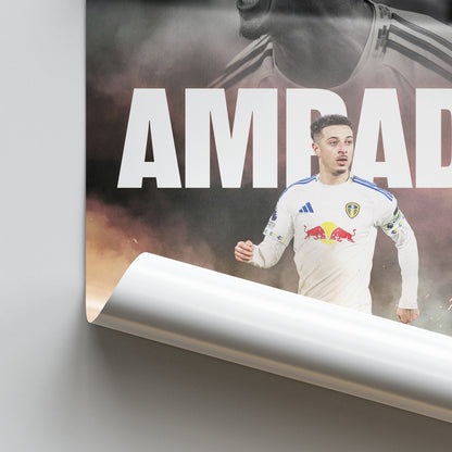 Ethan Ampadu - Leeds United Poster
