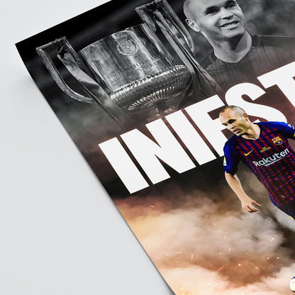 Andrés Iniesta - Barcelona Poster