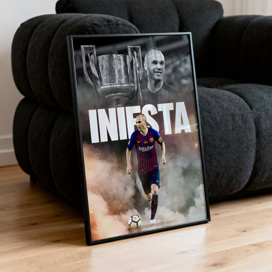 Andrés Iniesta - Barcelona Poster
