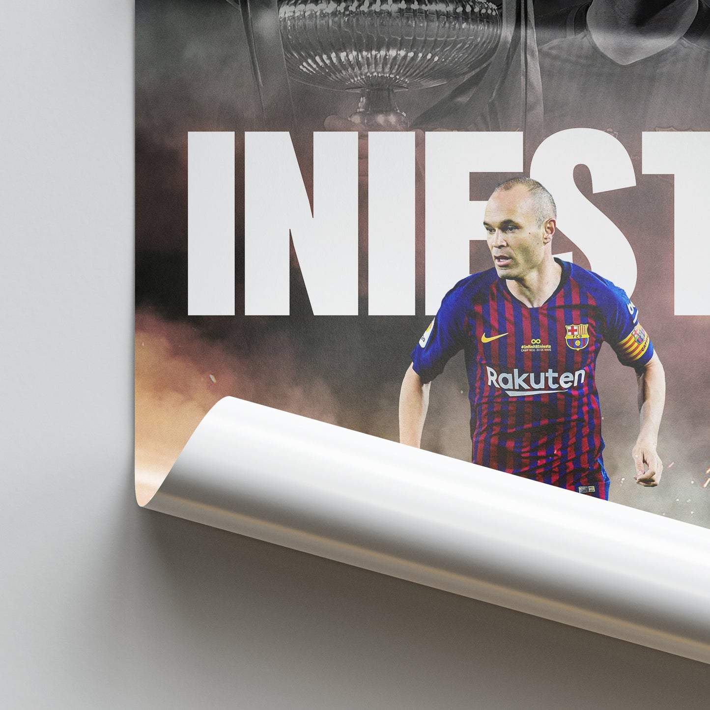 Andrés Iniesta - Barcelona Poster
