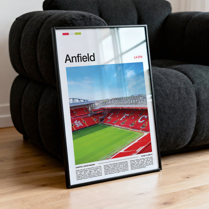 Anfield - Stadium Poster
