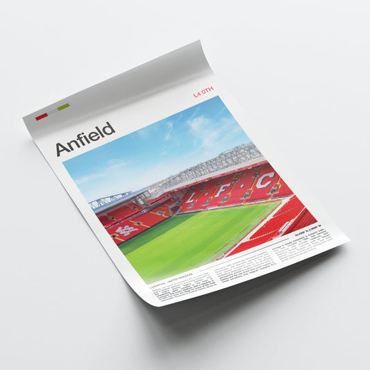 Anfield - Stadium Poster