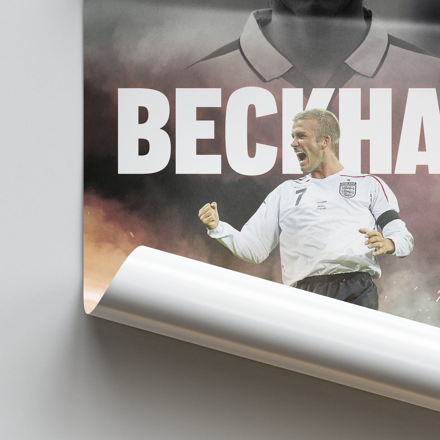 David Beckham - England Poster
