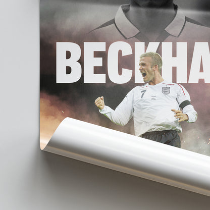David Beckham - England Poster
