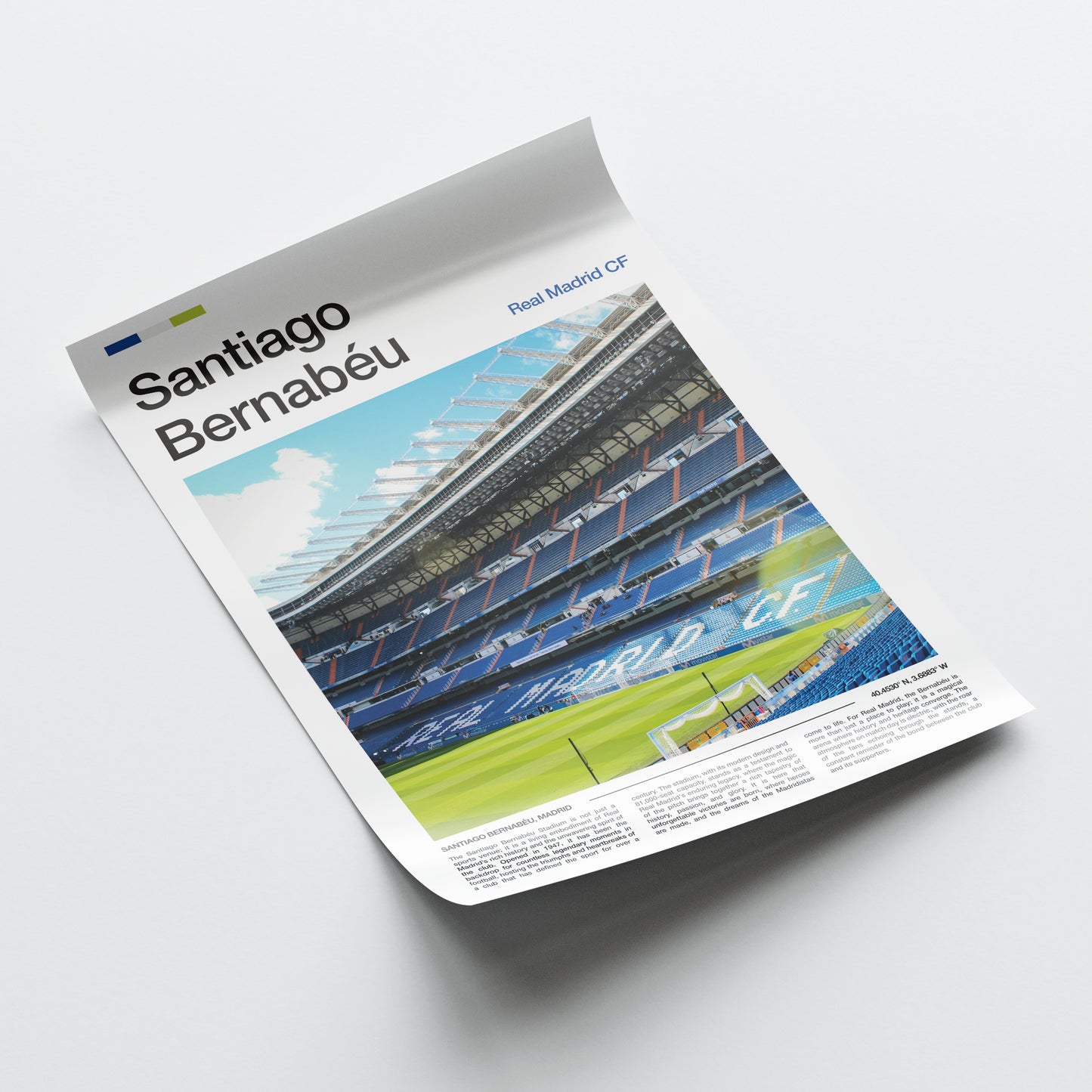 Santiago Bernabeu - Stadium Poster