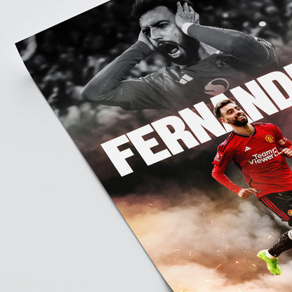 Bruno Fernandes - Man United Poster