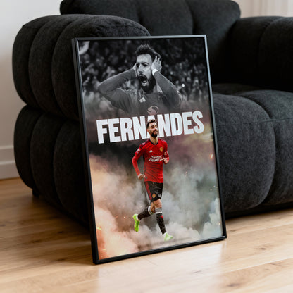 Bruno Fernandes - Man United Poster