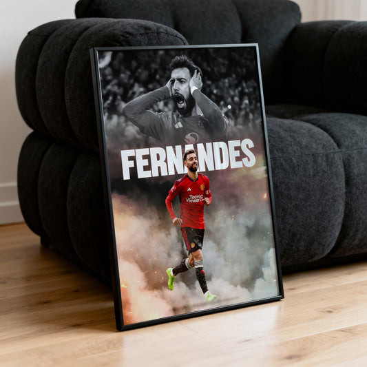 Bruno Fernandes - Man United Poster