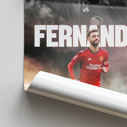 Bruno Fernandes - Man United Poster