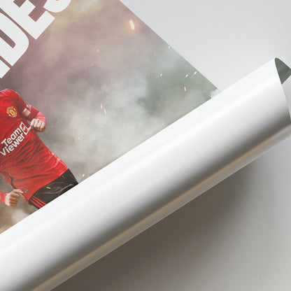 Bruno Fernandes - Man United Poster