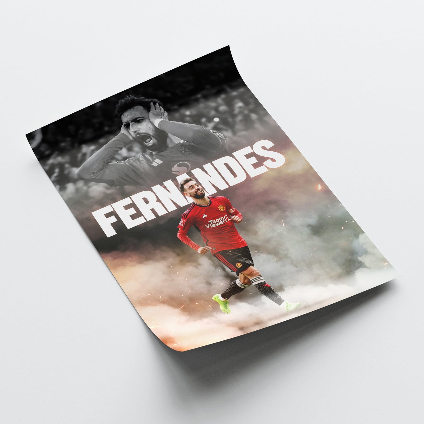 Bruno Fernandes - Man United Poster