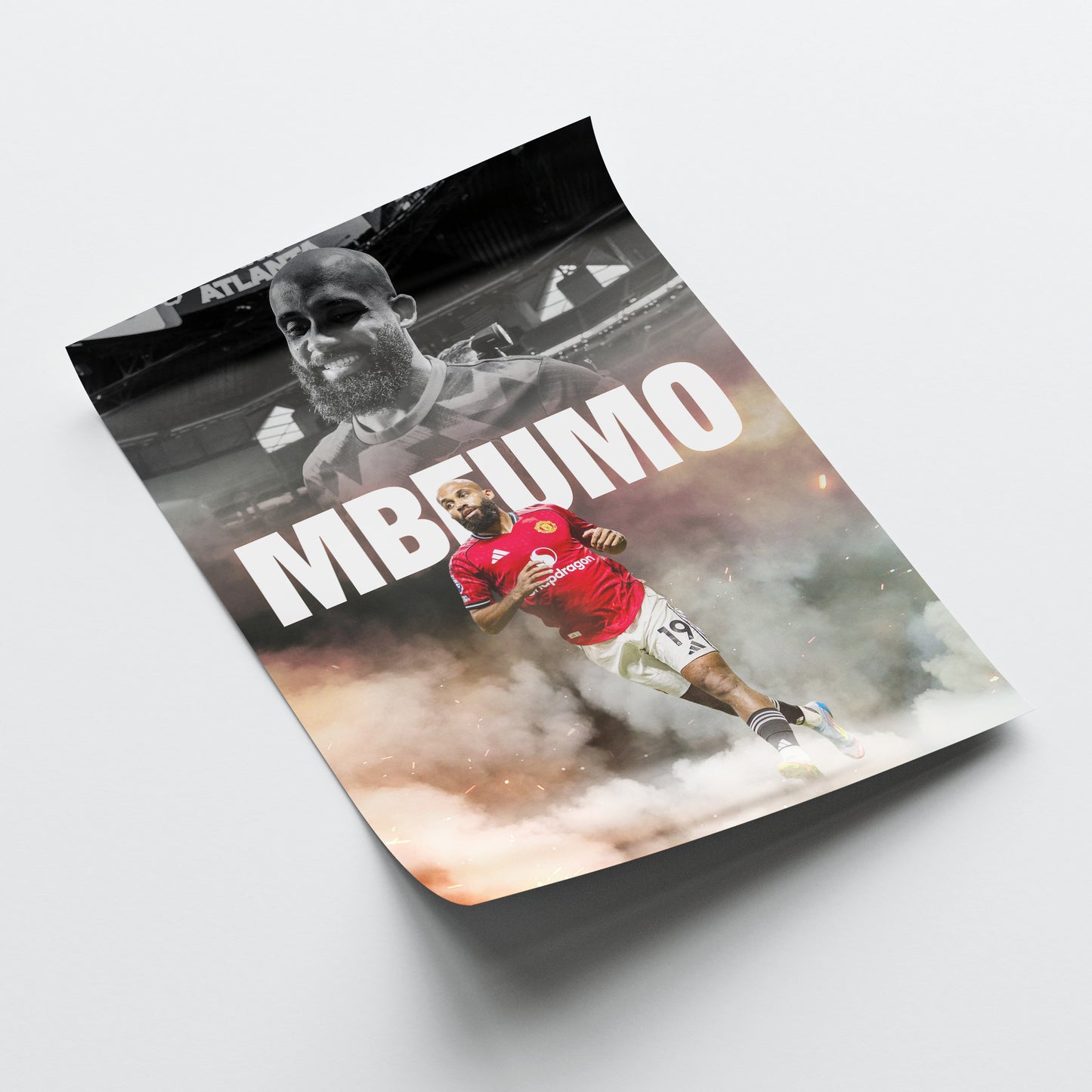 Bryan Mbeumo - Man United Poster