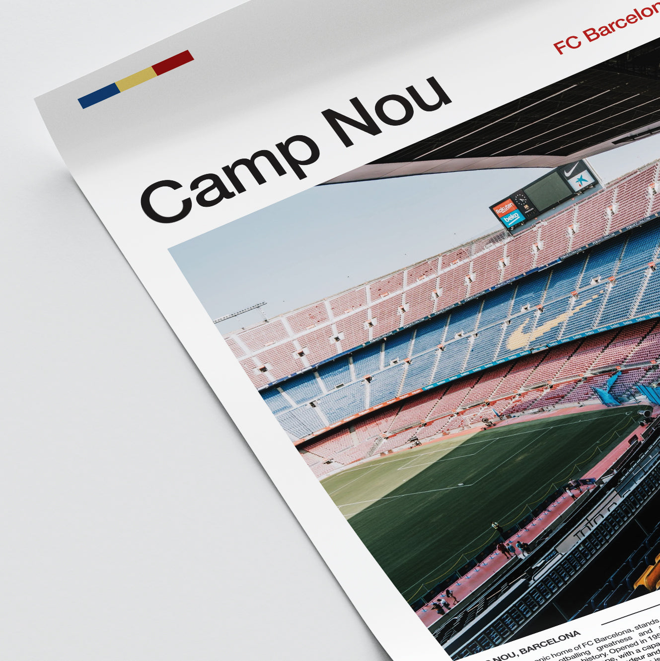 Camp Nou - Stadium Poster