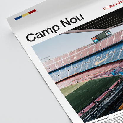 Camp Nou - Stadium Poster