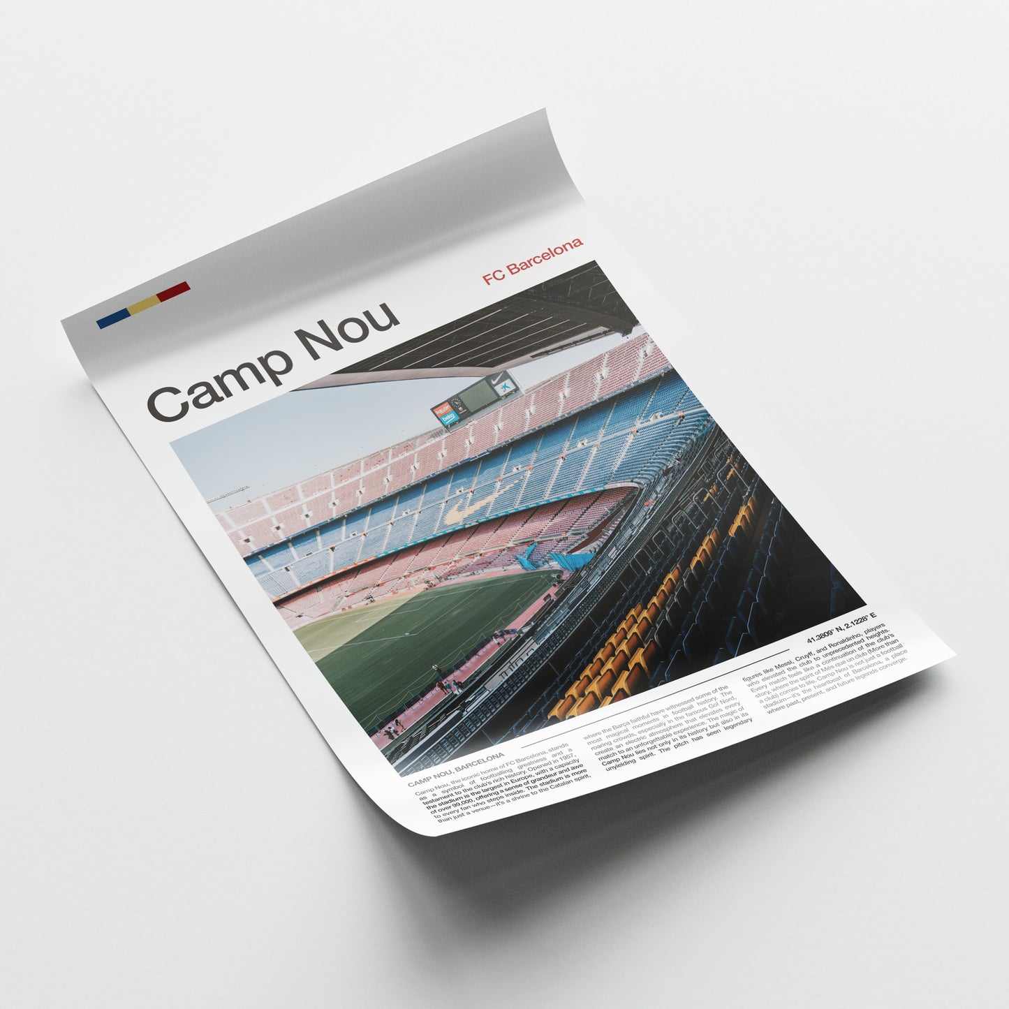 Camp Nou - Stadium Poster