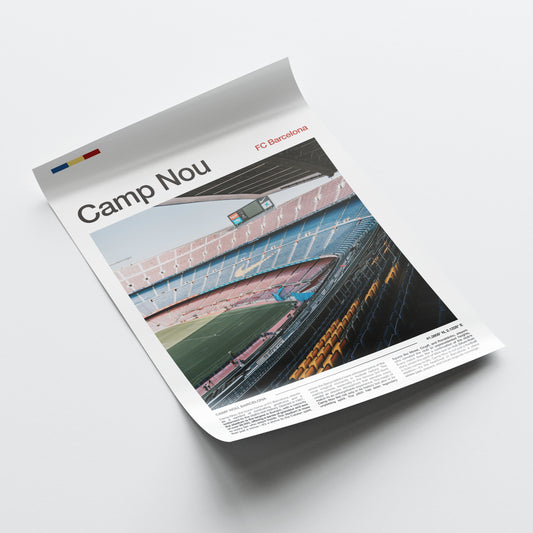 Camp Nou - Stadium Poster