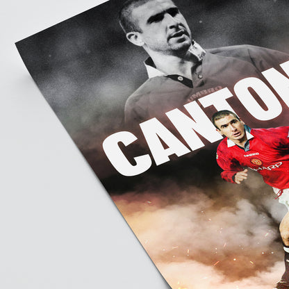 Eric Cantona - Man United Poster