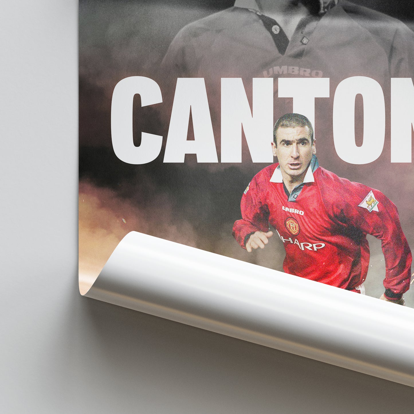 Eric Cantona - Man United Poster