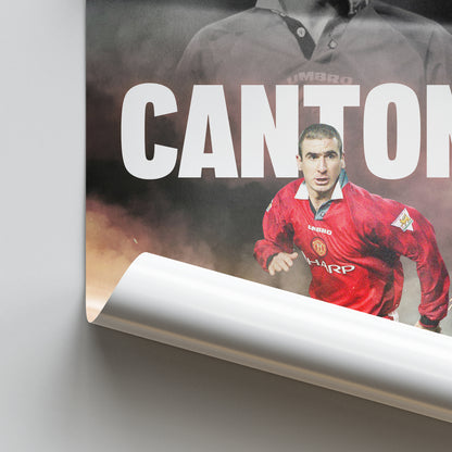 Eric Cantona - Man United Poster