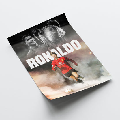 Cristiano Ronaldo - Man United Poster