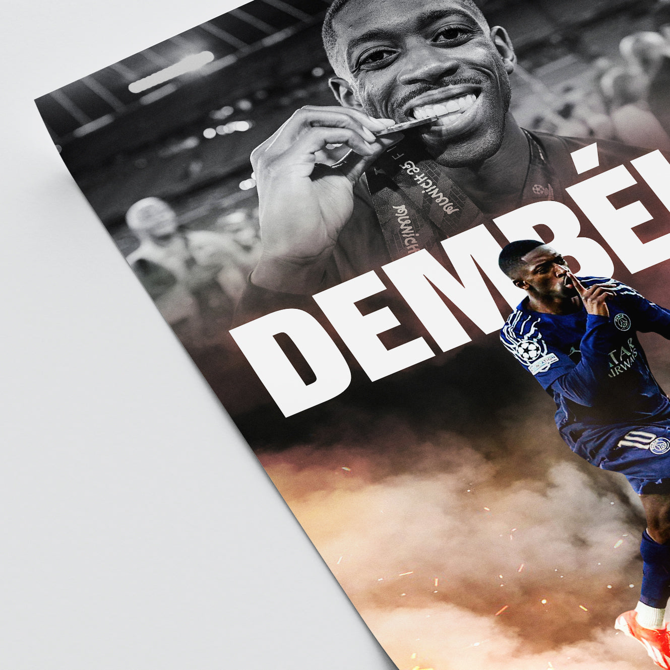 Ousmane Dembele - PSG Poster