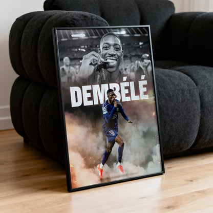 Ousmane Dembele - PSG Poster