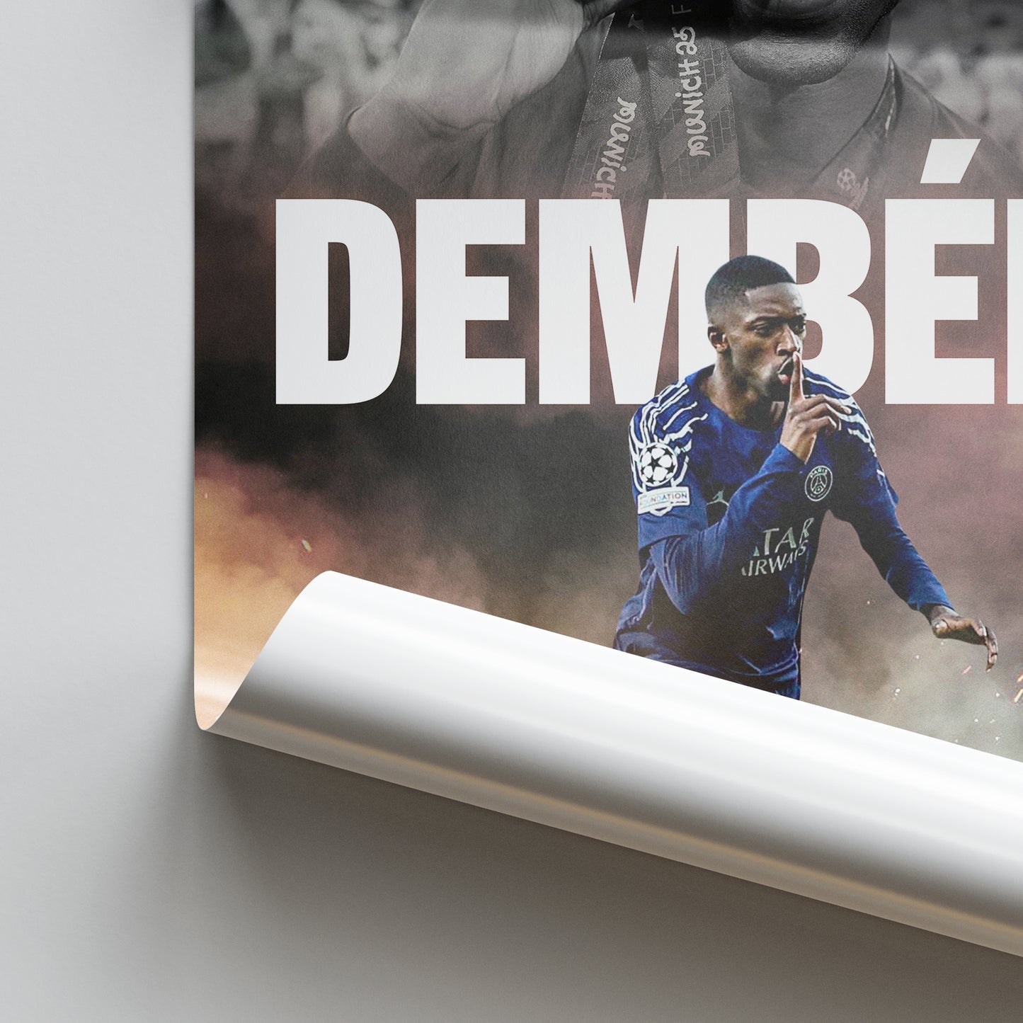 Ousmane Dembele - PSG Poster