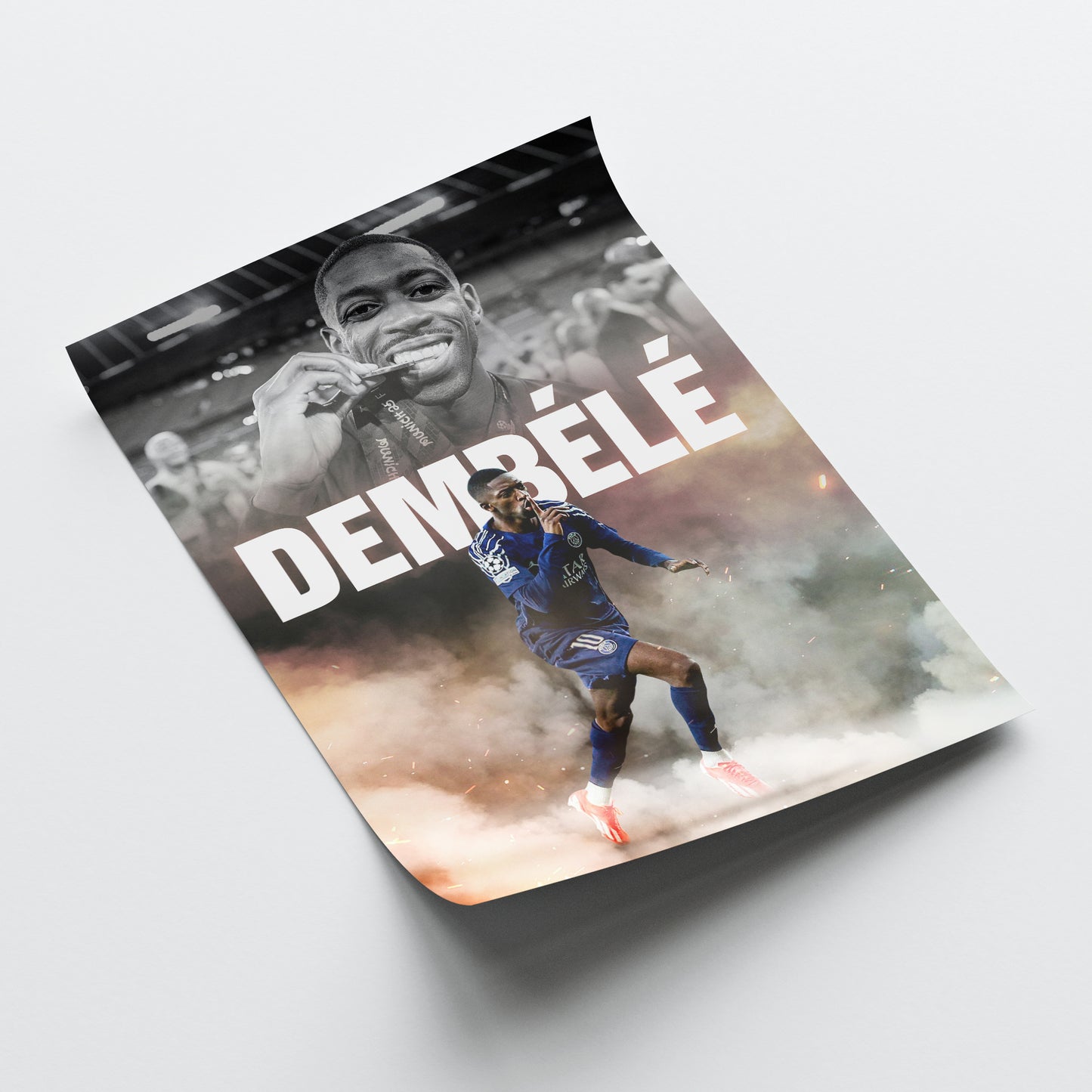 Ousmane Dembele - PSG Poster