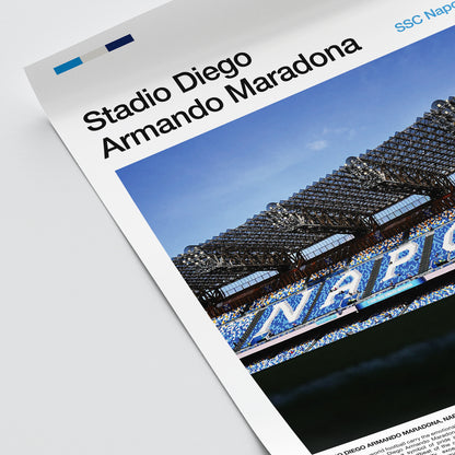 Stadio Diego Armando Maradona - Stadium Poster
