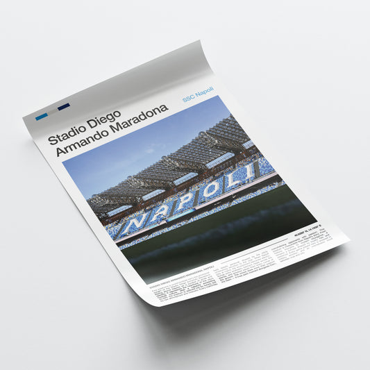 Stadio Diego Armando Maradona - Stadium Poster