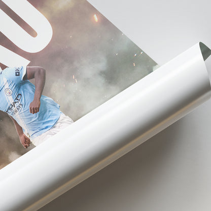 Jeremy Doku - Man City Poster